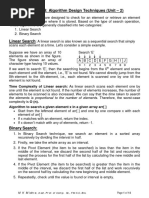 CORE - 14: Algorithm Design Techniques (Unit - 2)