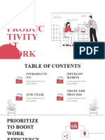 How To Increase Your: Produc Tivity AT Work