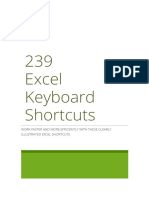 239 Excel Keyboard Shortcuts: Work Faster and More Efficiently With These Clearly Illustrated Excel Shortcuts