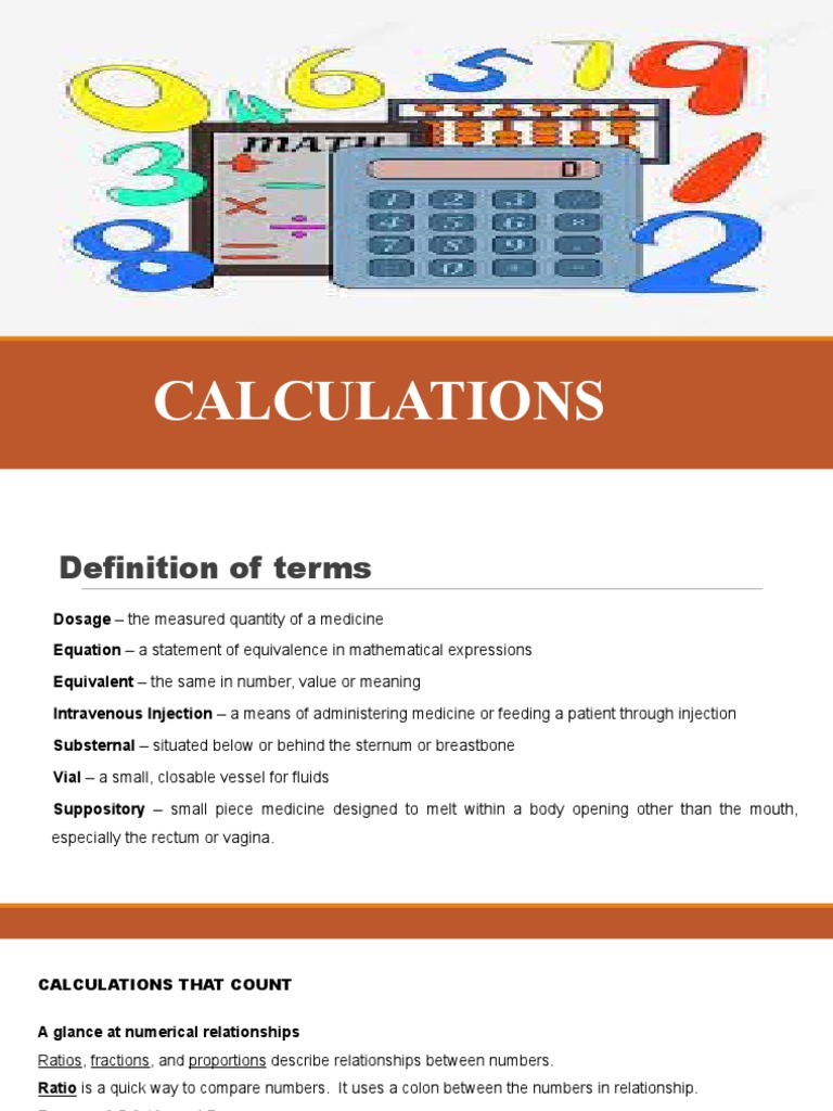Dosage Calculations and Proportions | PDF | Litre | Dose (Biochemistry)