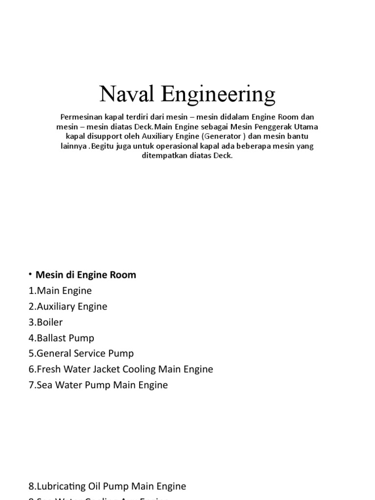 Marine engineering systems pdf