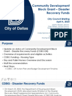 Disaster Recovery Funds