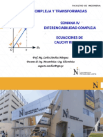 Semana 4. Diferenciabilidad Compleja