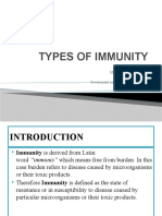 Types of Immunity