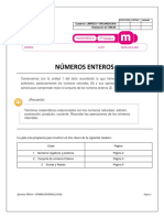 Números Enteros: ¡Recuerda!