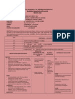 Plan de diagnóstico de desarrollo curricular Técnica Tecnológica