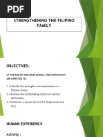 Strengthening The Filipino Family