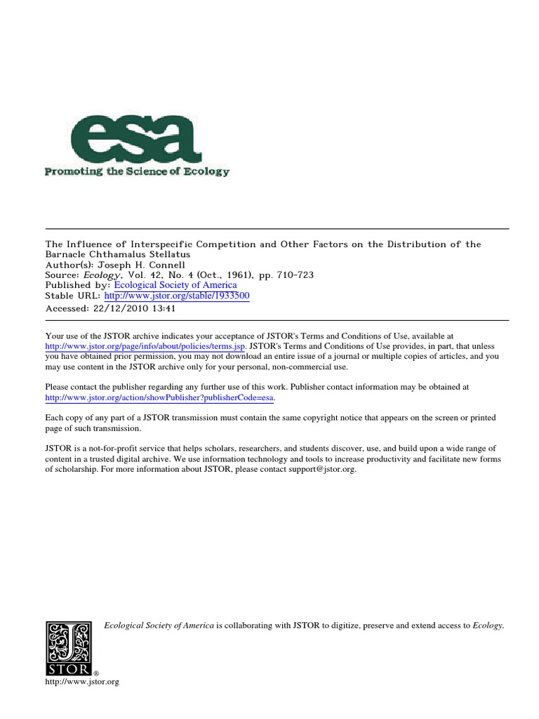 Ecological Society of America PDF