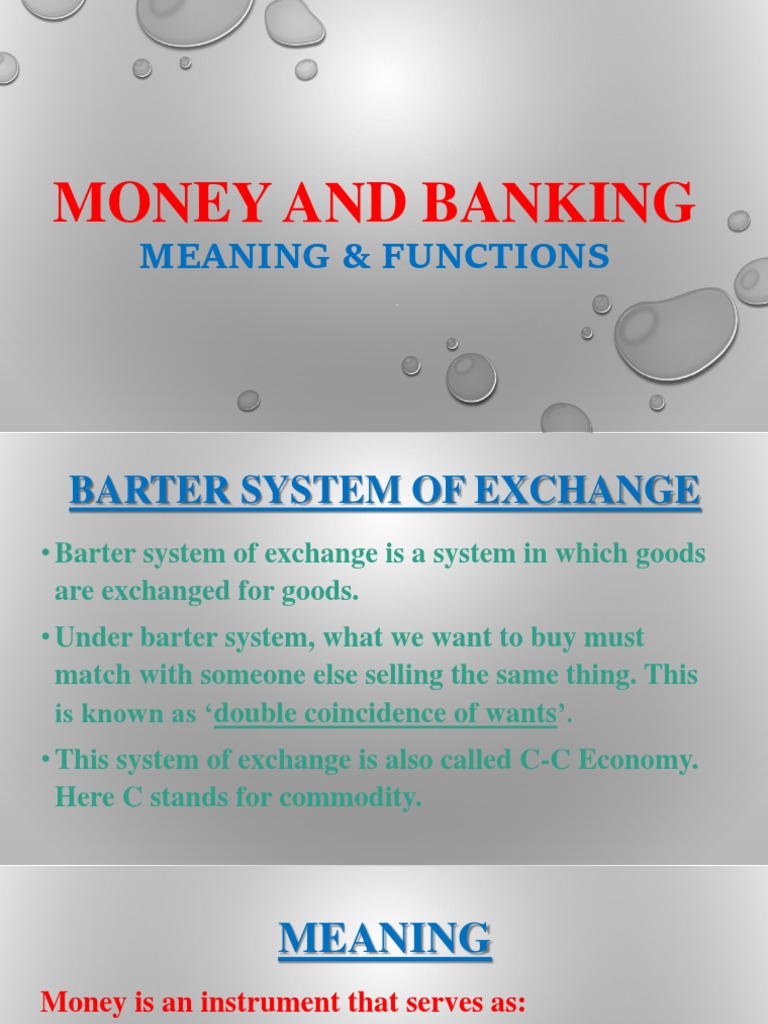 1 Money and Banking PDF