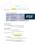 Comparative and Superlative Adjectives Guide