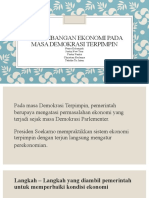 Perkembangan Ekonomi Pada Masa Demokrasi Terpimpin