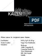 Kaizen Activity HR Department