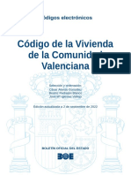 BOE-172 Codigo de La Vivienda de La Comunidad Valenciana