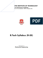 B.Tech Syllabus (R-20) : Vidya Jyothi Institute of Technology