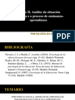 Bloque II. Análise Da Situación Educativa e o Proceso de Ensinanza-Aprendizaxe