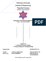 Efficiency Tests of Pelton and Francis Turbines, Reciprocating and Centrifugal Pumps