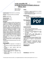 Lección Aprendida # 81 Accidente Por Golpes Durante Descarga de Cisterna Acoplado - Sucre