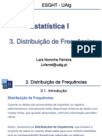 Distribuição de frequências de variáveis qualitativas e quantitativas