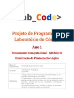 Módulo 1 - Caderno Do Aluno - Aula 05 - Construção Do Pensamento Lógico Lab - Code