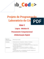 Modulo 1 - Aula 01 - Alfabetização Digital