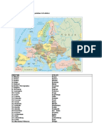 Mapa Polityczna Europy