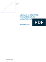 Module 12-Storage Infrastructure Management - Participant Guide
