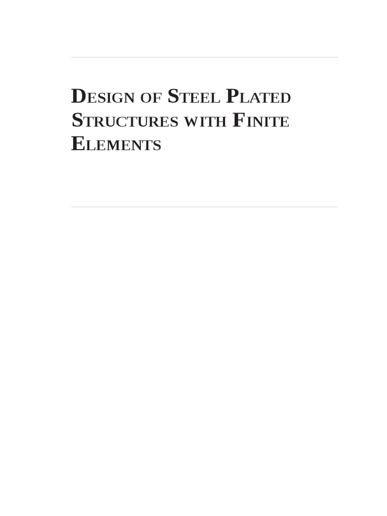 FEM Design-Manual CONTENTS | PDF | Buckling | Bending