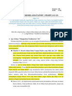 Kerjakan Keselamatanmu (Filipi 2:12-13) : Nama: Shania Chukwu Semester: III NIM: 21.1.3.004 Prodi: Pak