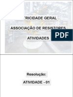 Resolução Atividades - ASSOCIAÇÃO DE RESISTORES