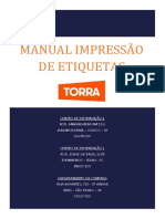 Manual de Impressão Etiqueta - Versão 4.4 - Set - 2020