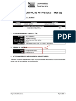 Ficha de Control de Actividades - (Mes 01) : 1. Datos Personales Del Alumno