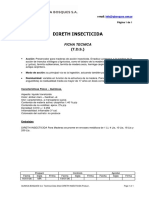 Direth Insecticida: Ficha Tecnica