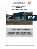 Terminos de Referencia: Municipalidad Distrital de Sondorillo