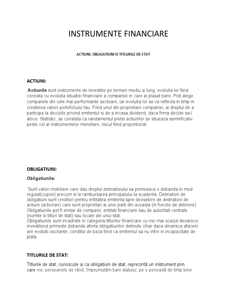 INSTRUMENTE FINANCIARE 2 PDF