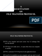 A Presentation ON File Transfer Protocol