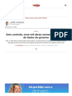 Infraestrutura - Sem Controle, Onze Mil Obras Somem Dos Bancos de Dados Do Governo - VEJA