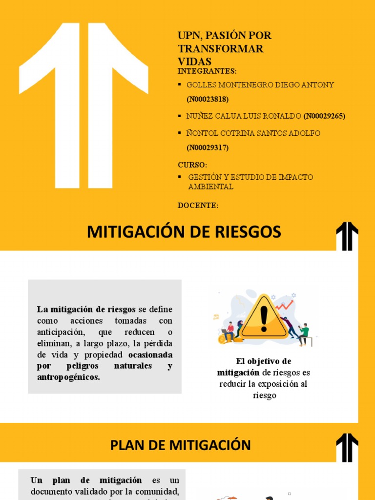 Estrategias de Mitigación de Riesgos | PDF | Mitigación del cambio ...