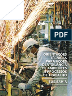 Orientações Técnicas para Ações de Vigilância de Ambientes E Processos de Trabalho Sus/Bahia