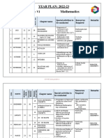 6TH Maths Year Plan and Lesson Plan by Prathap