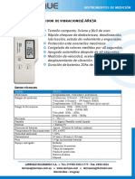 Vibrómetro (Medidor de Vibraciones) AR63A PDF