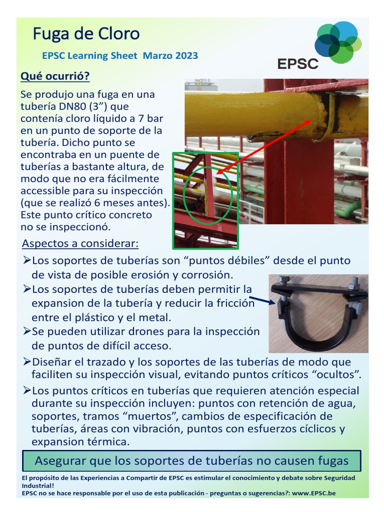 23.02 EPSC Learning Sheet Chlorine Leakage Spanish PDF