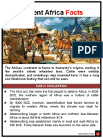 Ancient Africa Worksheet