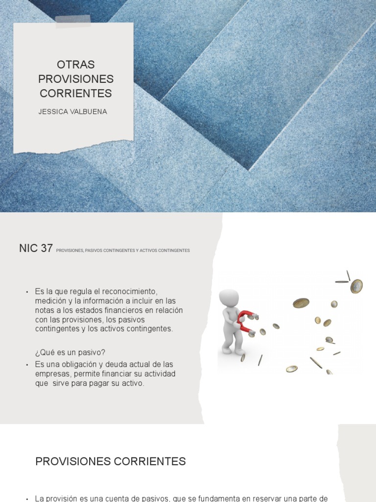 Provisiones Corrientes en Contabilidad | PDF | Contabilidad | Economía ...