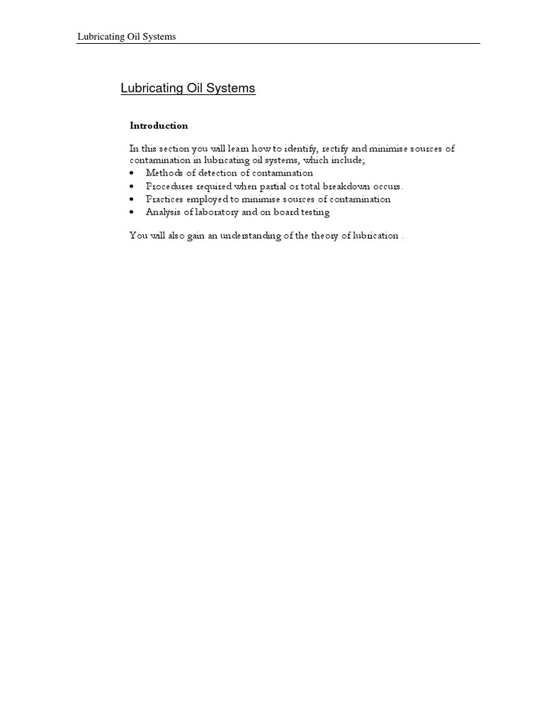 Lubricating Oil PDF Lubricant Fuel Oil