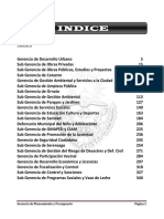 Indice: Gerencia de Planeamiento y Presupuesto Página 2