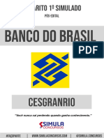 Gabarito 1º Simulado - Banco Do Brasil - Cesgranrio