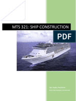 Mts 321: Ship Construction: Engr. Wugha, King Nyeche