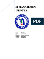 Sistem Manajemen Proyek