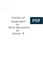 Rock Mechanics Assignment by Group B