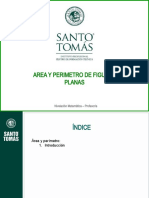 Area Y Perimetro de Figuras Planas: Nivelación Matemática - Profesor/a